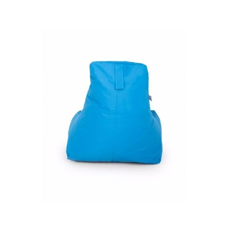 Fotoliu tip para Big Bean Bag textil umplut cu perle polistiren albastru deschis Albastru imagine noua responsabilitatesociala.ro