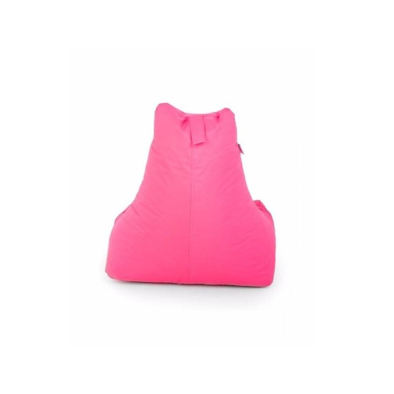 Fotoliu tip para Big Bean Bag textil umplut cu perle polistiren roz Bag imagine noua responsabilitatesociala.ro