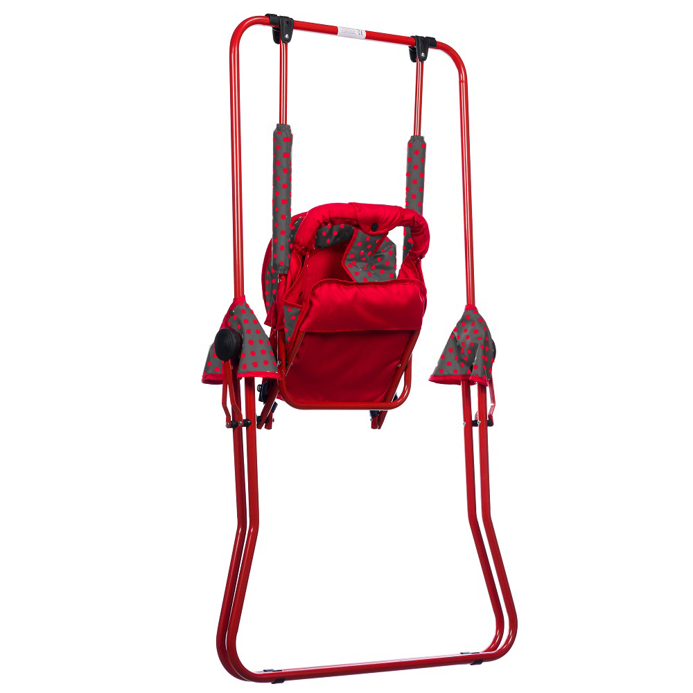 Leagan pentru copii Top Kids cu spatar reglabil Red Mini - 2 | YEO