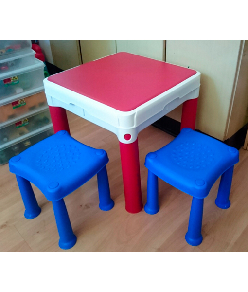 Masuta copii pentru Lego cu 2 scaunele Keter - 3