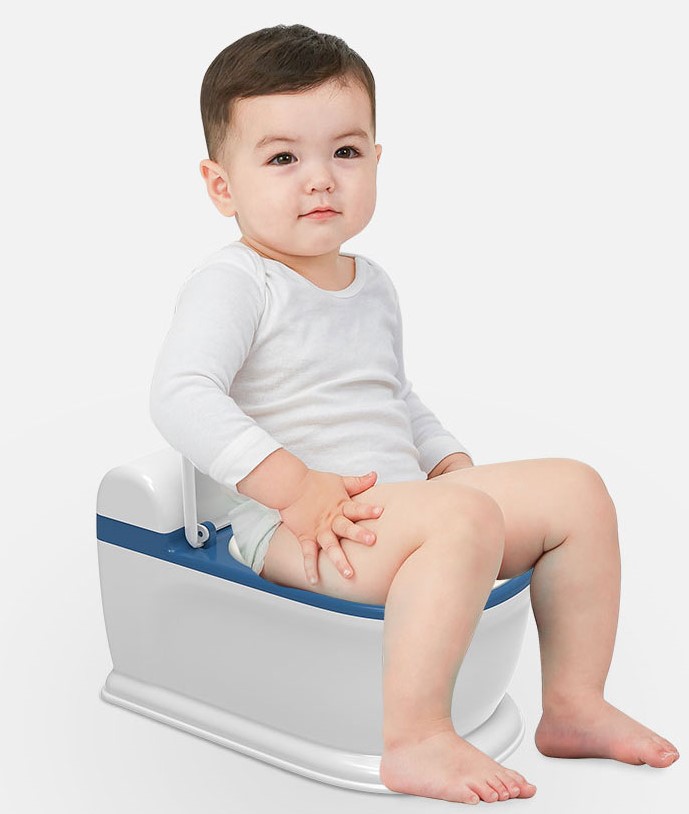 Olita educationala Little Mom Simulation Baby Potty Blue - 7 | YEO