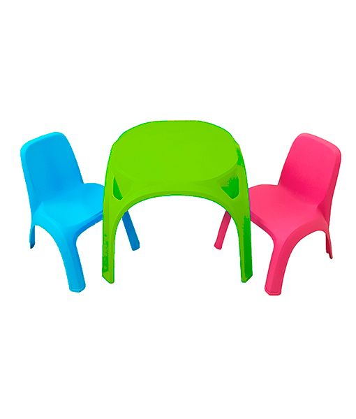 Set masa+2 scaunele cu spatar copii Keter