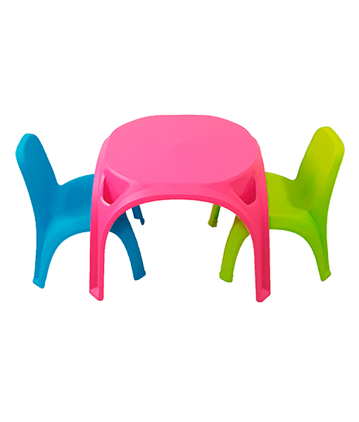 Set masa+2 scaunele cu spatar copii Keter Camera
