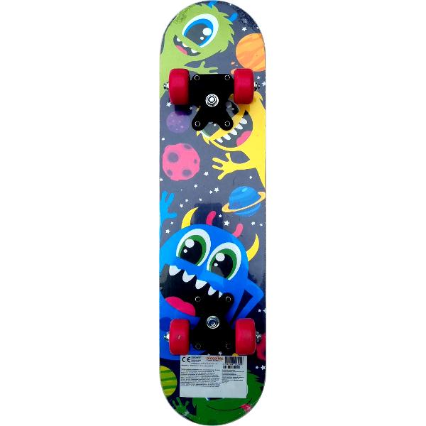 Skateboard lemn 60 cm suport plastic 1 copii imagine noua responsabilitatesociala.ro