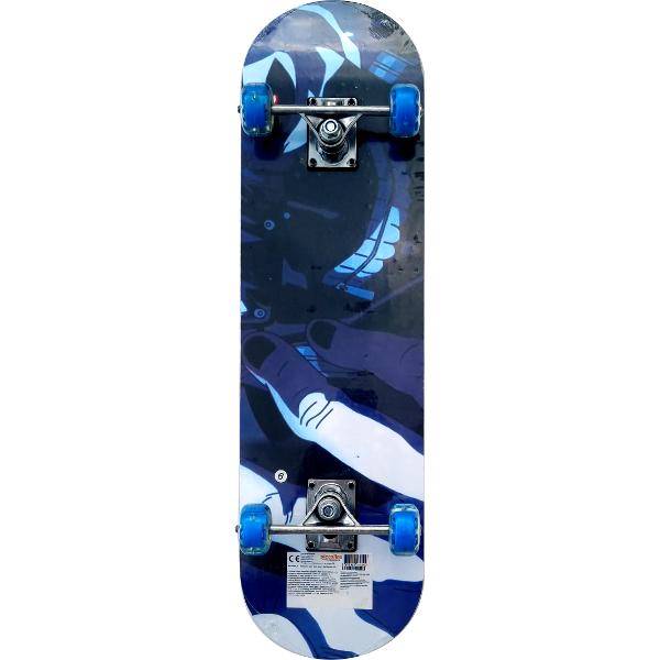 Skateboard lemn 72cm suport aliaj aluminiu 18