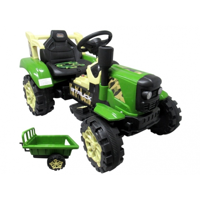 Tractor electric pentru copii C2 R-Sport 60W verde