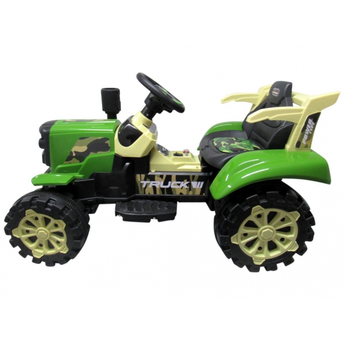 Tractor electric pentru copii C2 R-Sport verde - 1