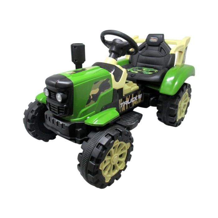 Tractor electric pentru copii C2 R-Sport verde - 2