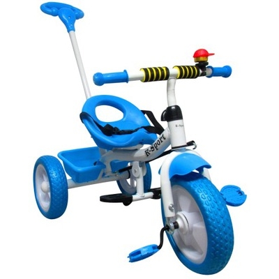Tricicleta cu pedale si roti din spuma Eva R-Sport T5 albastru Albastru imagine noua responsabilitatesociala.ro