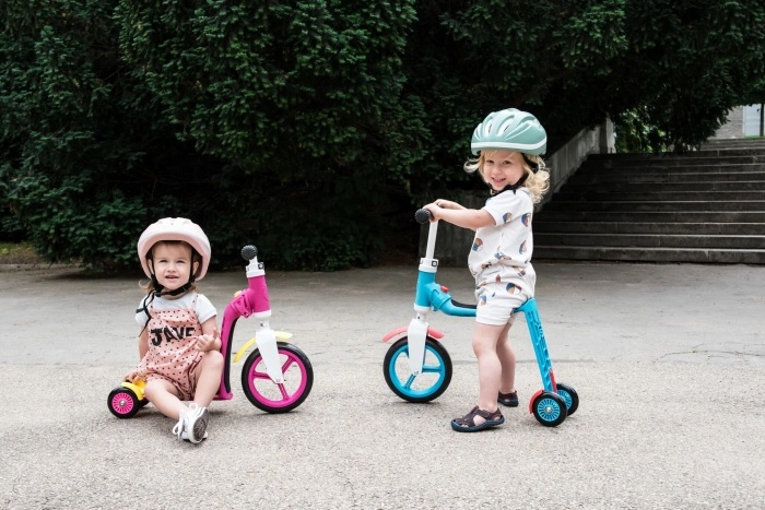Trotineta copii transformabila 2 in 1 Scoot Ride Highwaybaby+ albastruportocaliu - 4