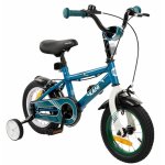 Bicicleta 16 inch Makani cu roti ajutatoare Windy Blue