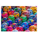 Puzzle 1000 piese Enjoy Colorful Skulls