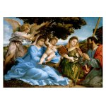 Puzzle 1000 piese Enjoy Lorenzo Lotto Madonna and Child with Saints Catherine and Thomas