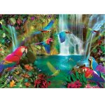 Puzzle Educa Tropical Parrots 1000 piese