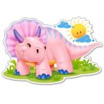 Puzzle contur Castorland Pink Baby Triceratop 12 piese XXL
