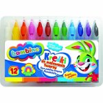 Set 12 creioane colorate pentru fata culori non alergice Bambino IK17870