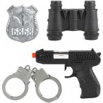 Set politie Swat 4 piese cu pistol si catuse Toi-Toys TT14150A