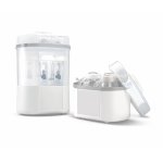 Sterilizator electric digital Chicco cu uscator biberoane si accesorii mici 0 luni+