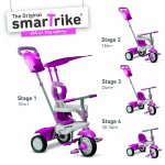 Tricicleta Smart Trike Joy Pink