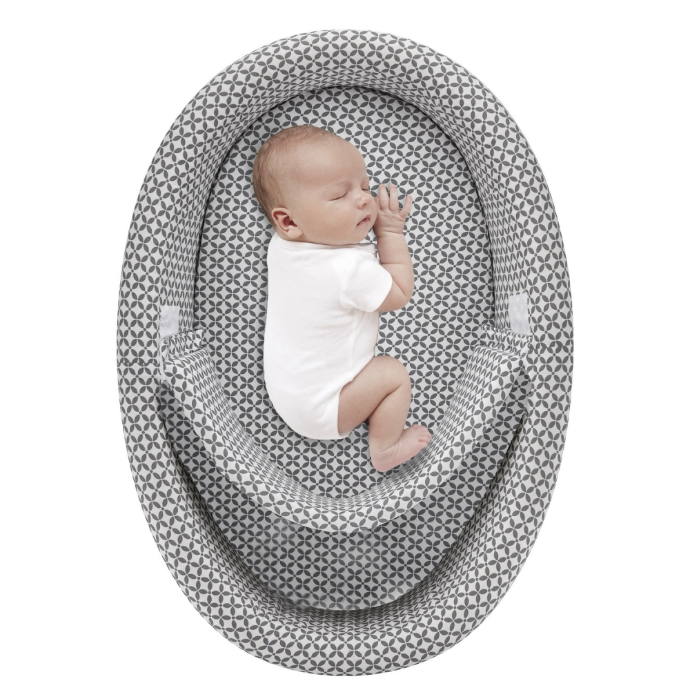 Babynest ajustabil BabyJem pentru nou nascut Pad Grey - 1