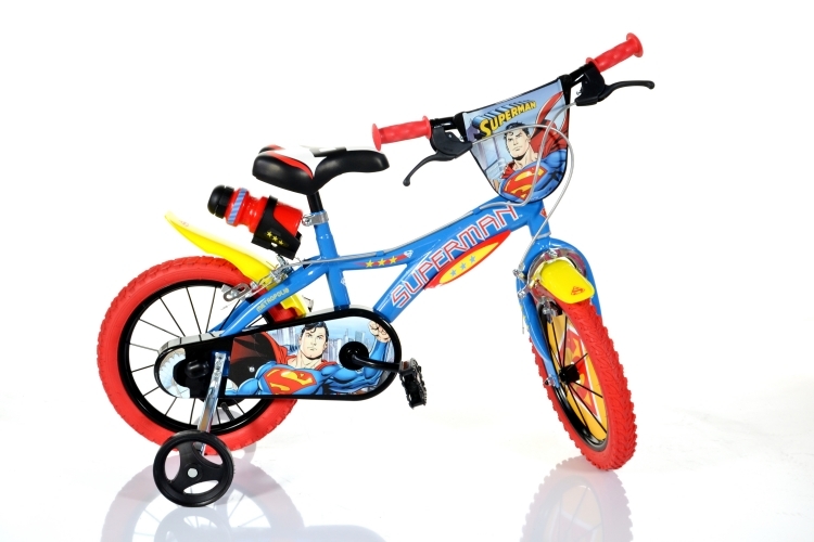 Bicicleta 14 Superman Dino Bikes 614SUP Biciclete copii imagine 2022