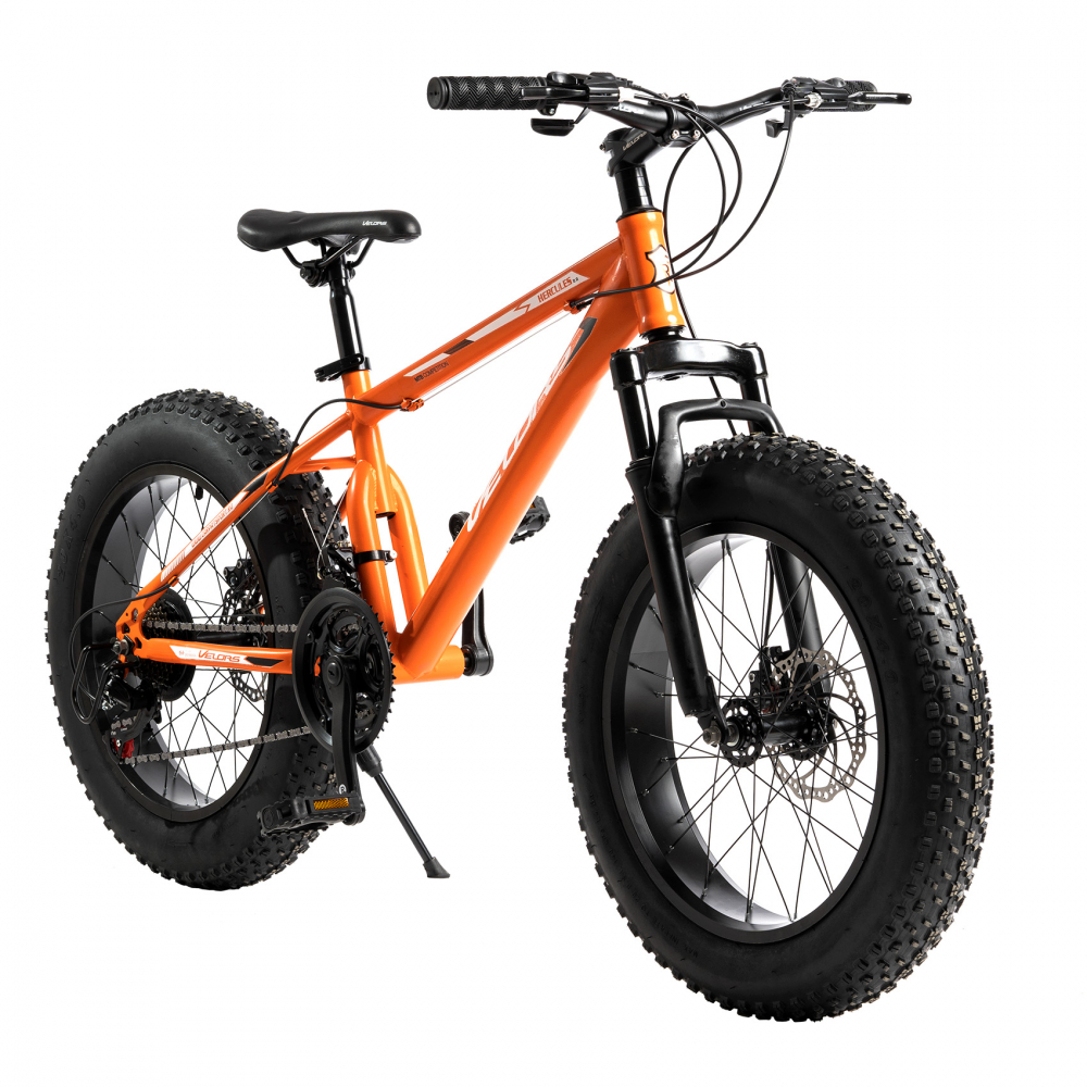 Bicicleta Fat Bike Velors Hercules 20 inch V2019B culoare portocaliunegru - 3