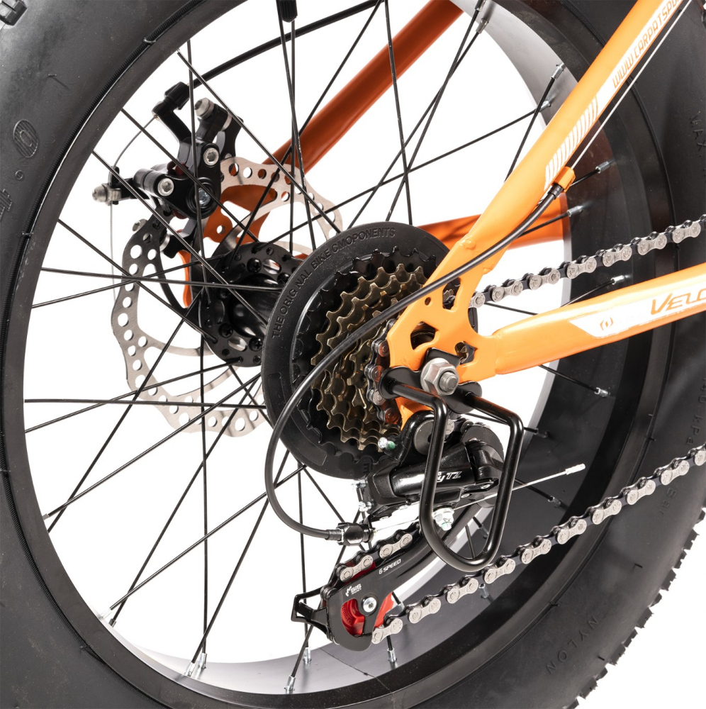 Bicicleta Fat Bike Velors Hercules 20 inch V2019B culoare portocaliunegru - 5