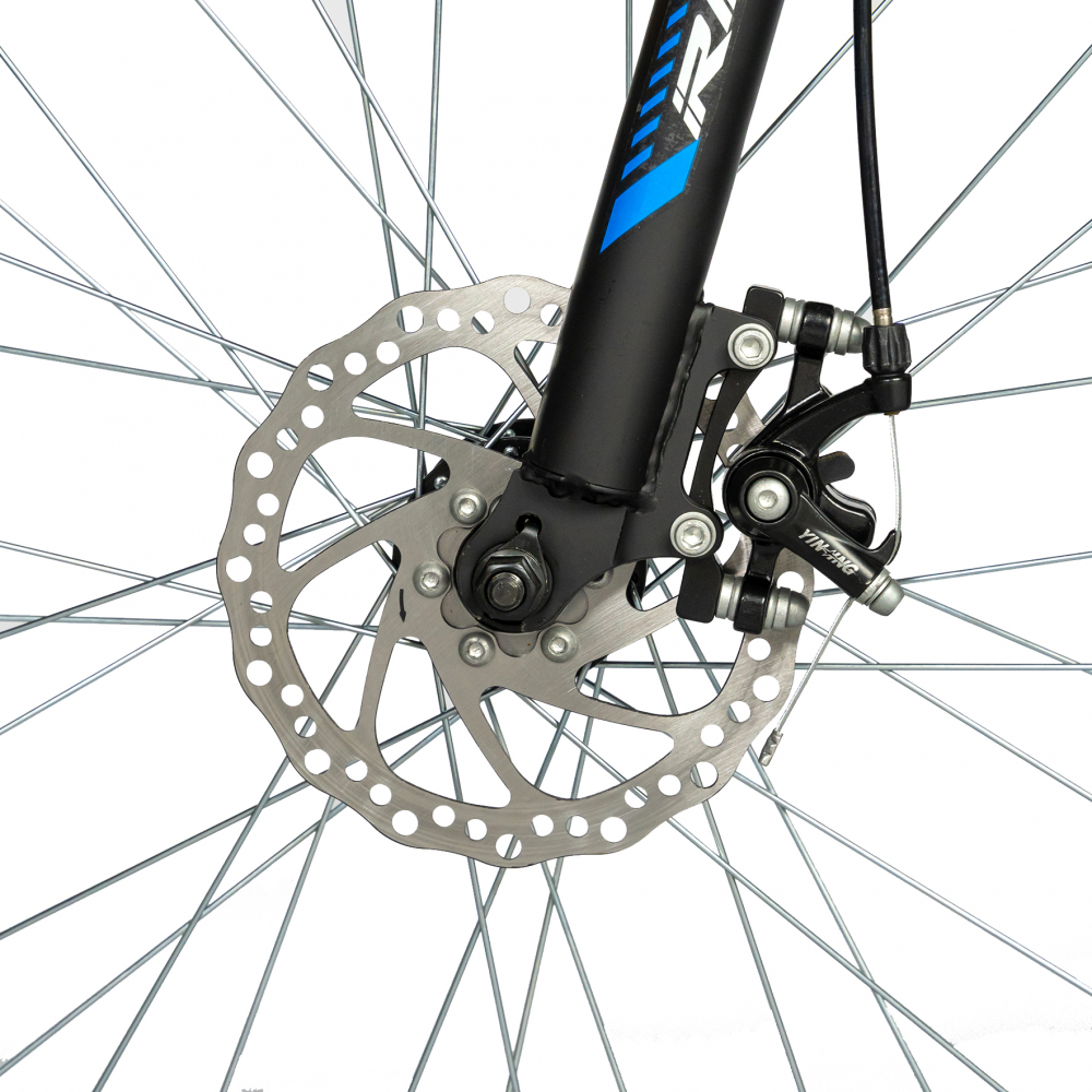 Bicicleta MTB-FS Saiguan Revoshift 27.5 inch RICH R2750D cadru negru cu design albastru 27.5 imagine noua responsabilitatesociala.ro