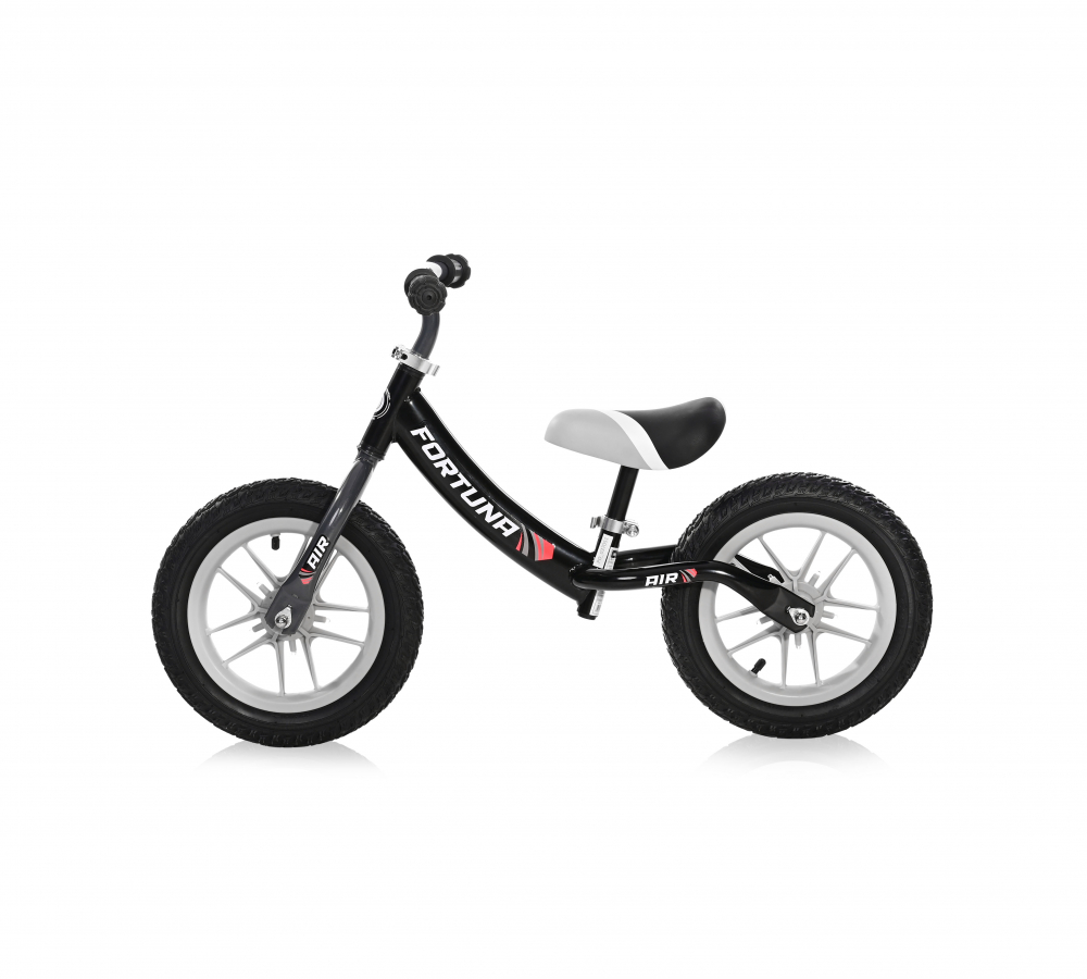 Bicicleta de echilibru Fortuna Air 2-5 ani Black Grey Biciclete copii imagine 2022