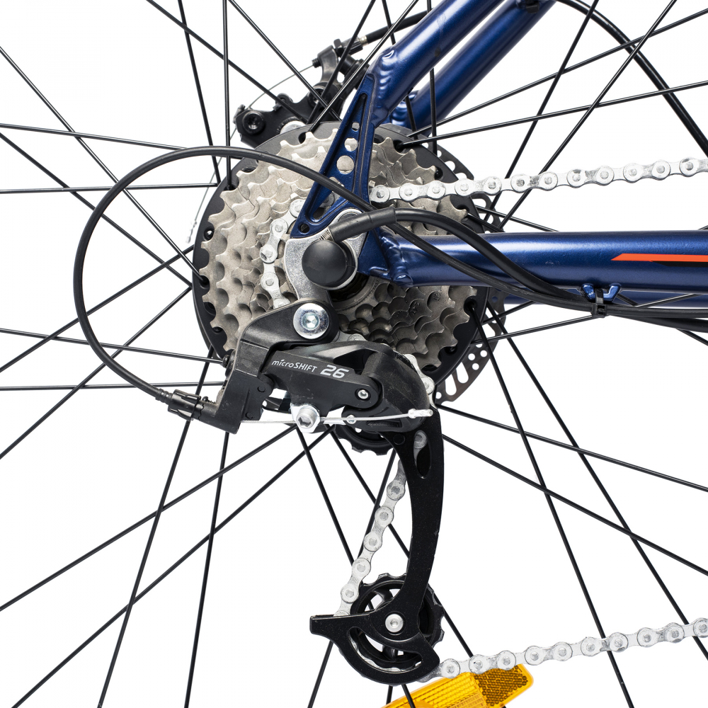 Bicicleta electrica MTB E-Bike roti 27.5 inch Carpat C27176E culoare albastrurosu - 4