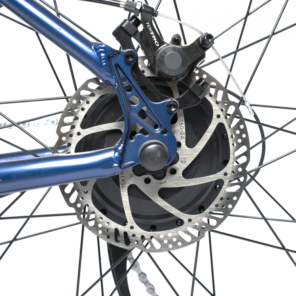 Bicicleta electrica MTB E-Bike roti 27.5 inch Carpat C27176E culoare albastrurosu - 6