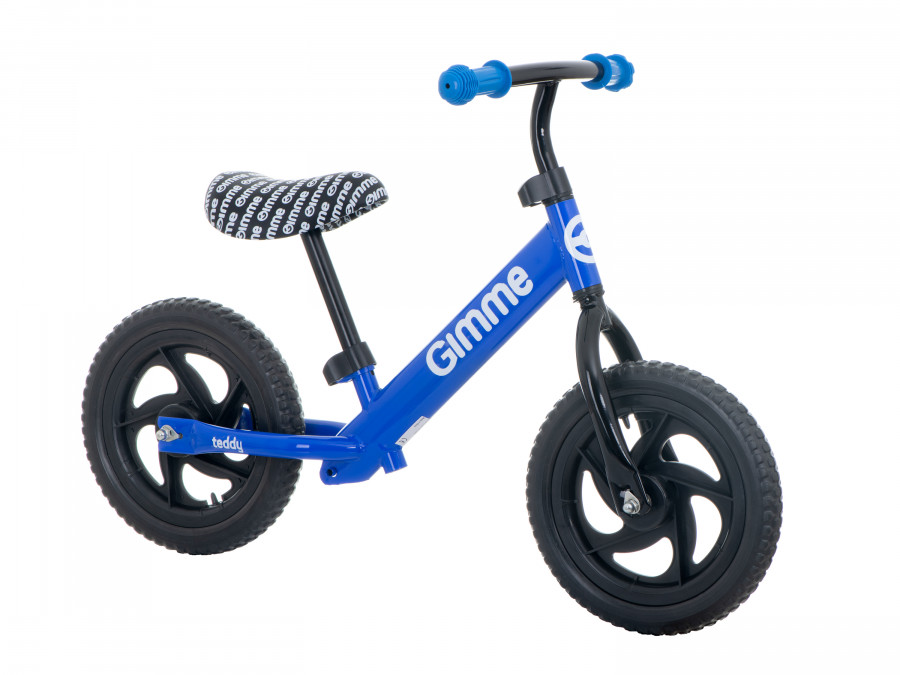 Bicicleta fara pedale 11 inch Teddy Blue - 1