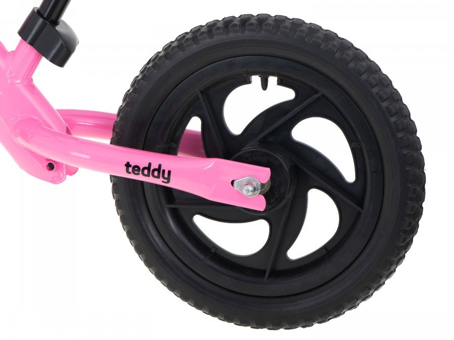 Bicicleta fara pedale 11 inch Teddy Pink - 1