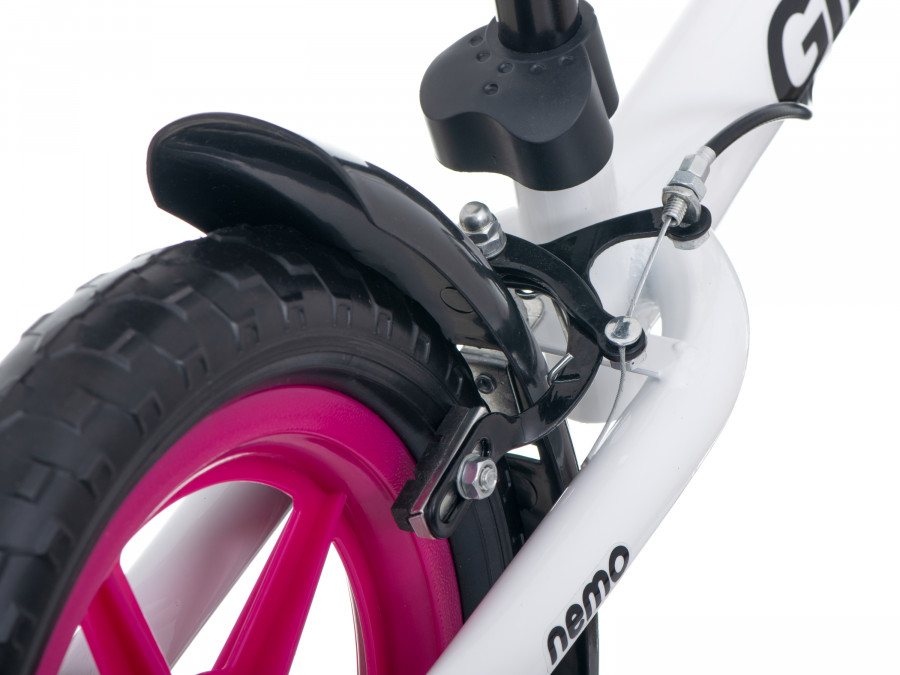 Bicicleta fara pedale 11 inch cu frana Nemo Pink - 9