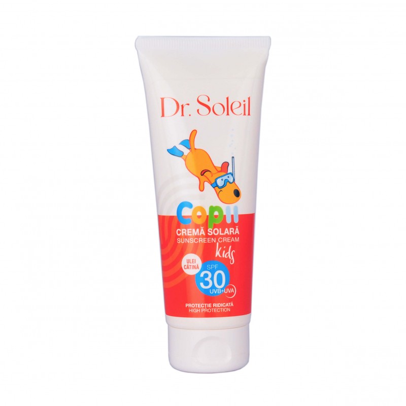 Crema protectie solara pentru copii SPF 30 UVAUVB Dr. Soleil 100ml