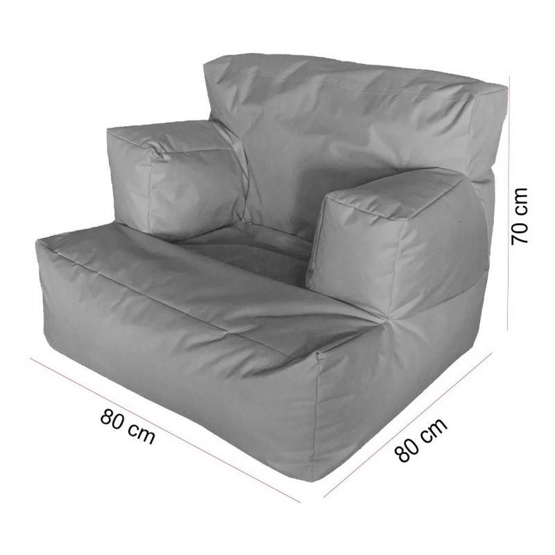 Fotoliu Big Bean Bag textil umplut cu perle polistiren roz