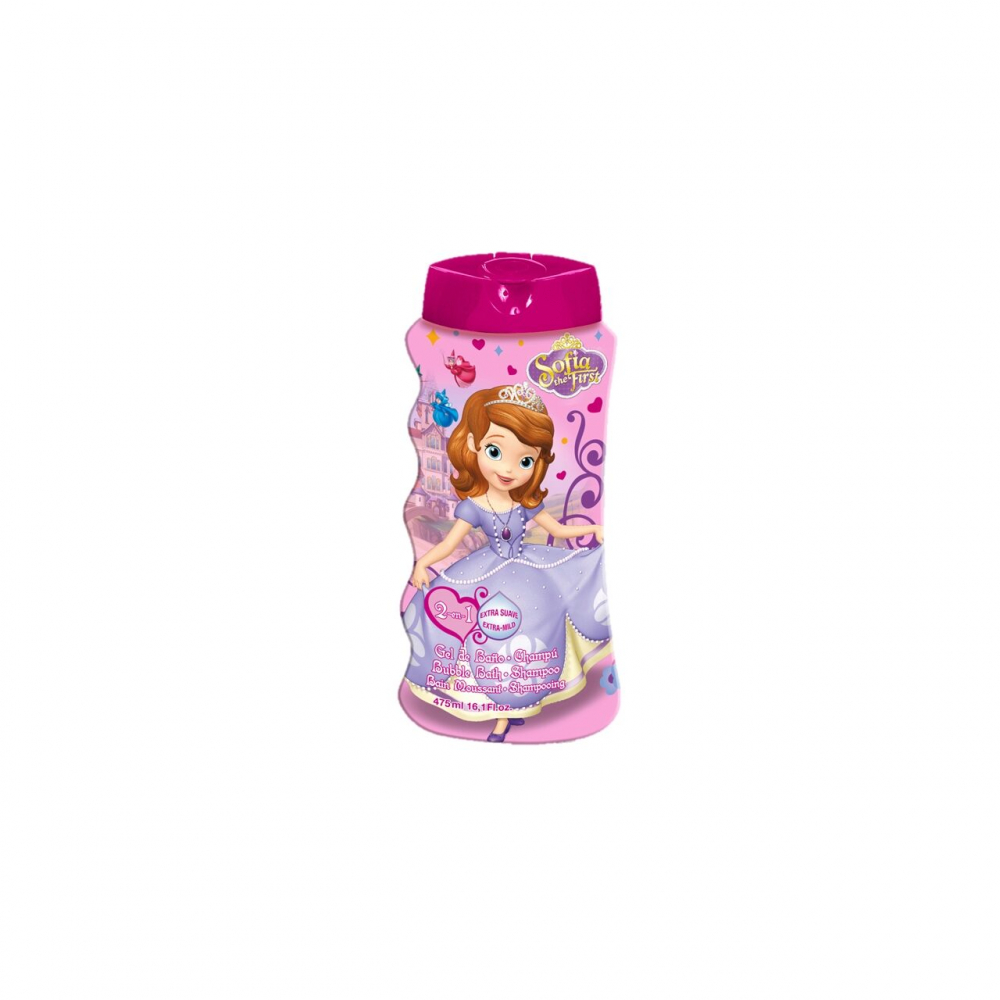 Gel de dus si sampon 2 in 1 sofia fetite 475 ml
