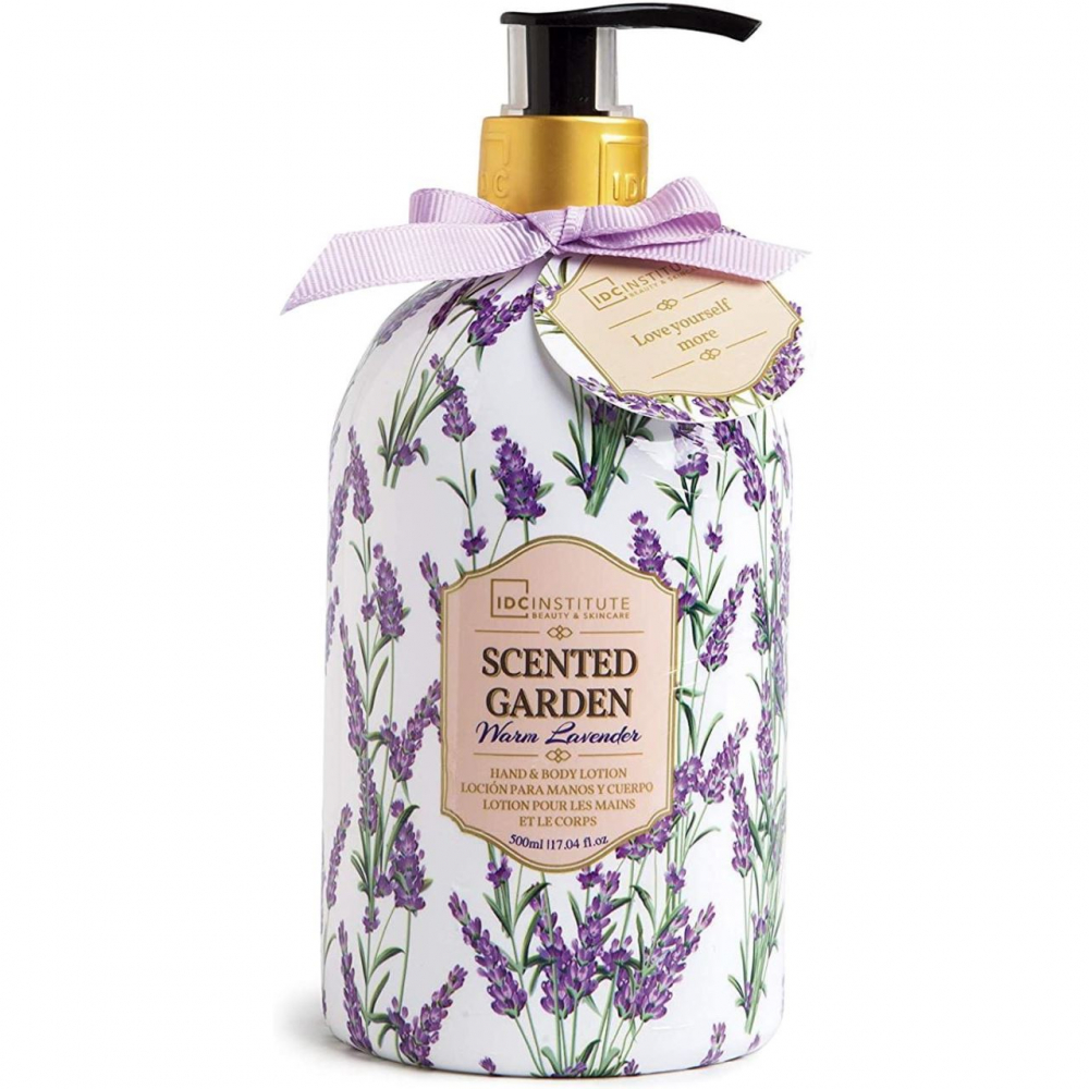 Lotiune de maini si corp Scented Garden Warm Lavander IDC Institute 40192 500 ml