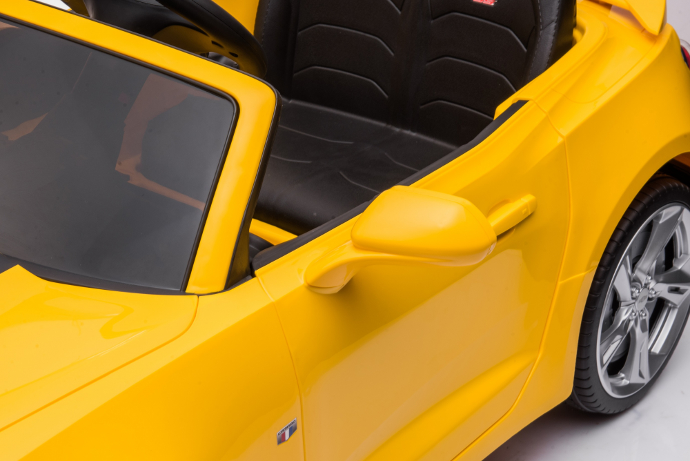 Masinuta electrica cu roti EVA Chevrolet Camaro 2SS Yellow - 1