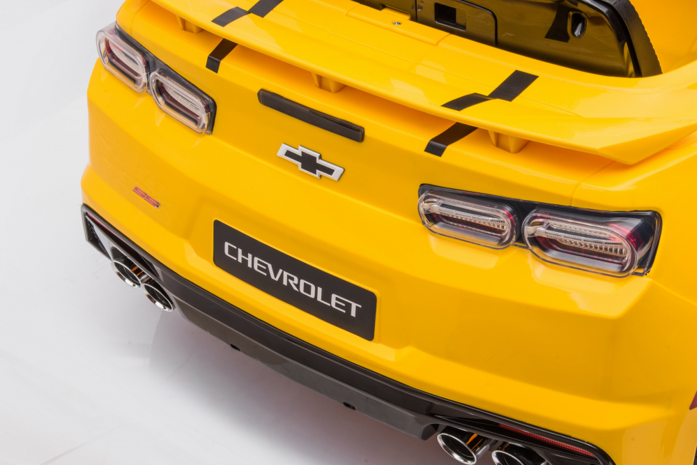 Masinuta electrica cu roti EVA Chevrolet Camaro 2SS Yellow - 6