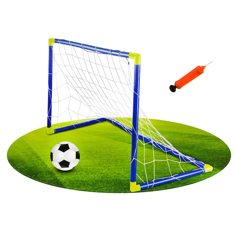 Poarta de fotbal cu minge si pompa exterior imagine noua responsabilitatesociala.ro