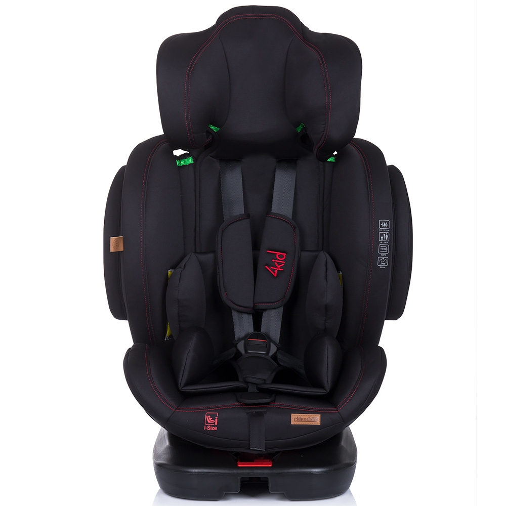 Scaun auto Chipolino 4Kid 0-36 kg raven I-Size cu sistem Isofix - 1 | YEO