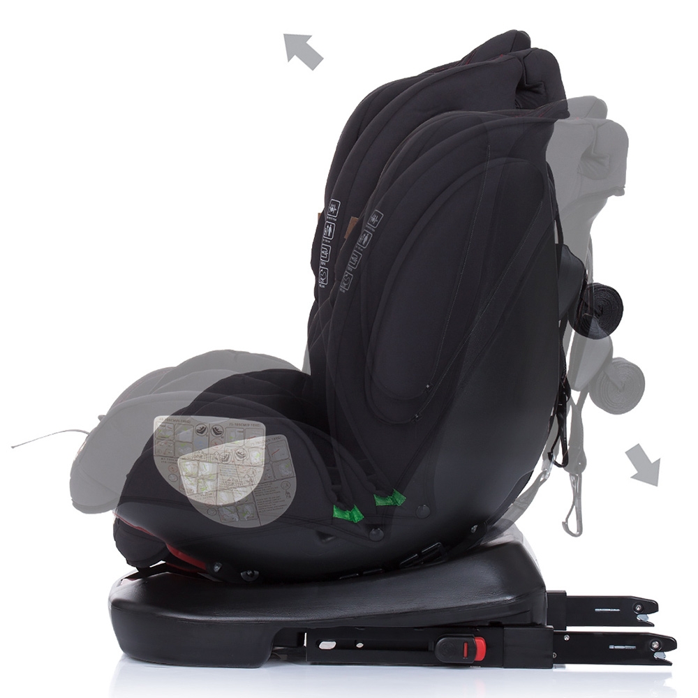 Scaun auto Chipolino 4Kid 0-36 kg raven I-Size cu sistem Isofix - 3 | YEO