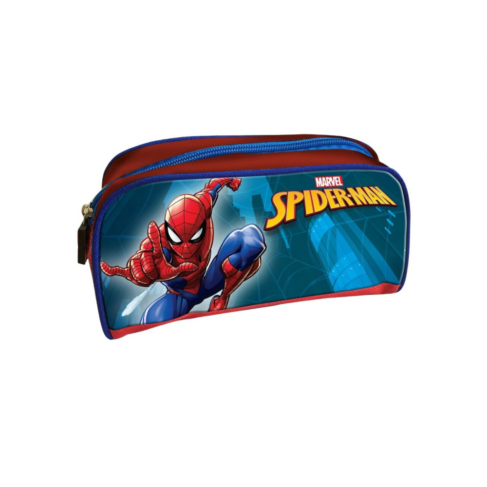 Set cadou Spiderman, cu Spumant de baie si Sampon 475ml si balsam de buze, in borseta cool, Baieti - 1 | YEO