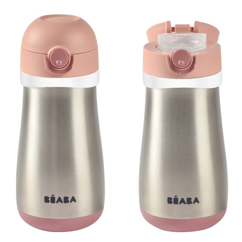 Sticla inox Beaba 350 ml Old Pink - 1 | YEO