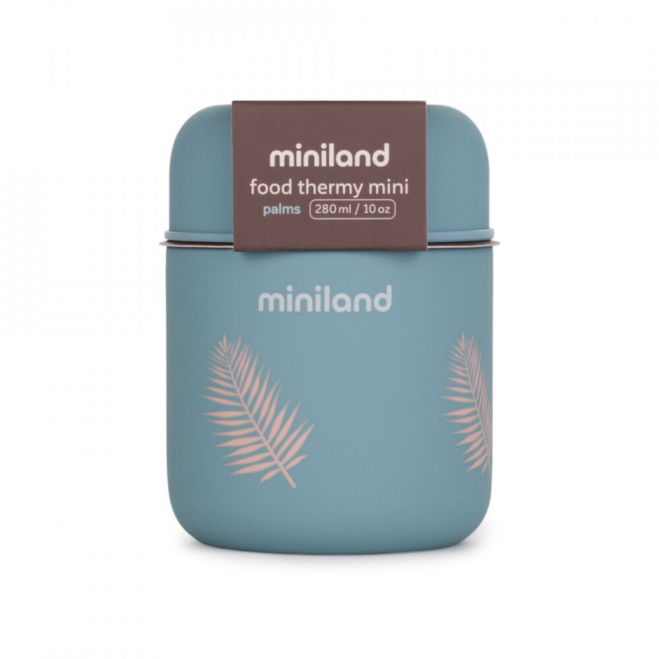 Termos mancare solida Mini Miniland Terra Palms 280 ml MINILAND imagine 2022 protejamcopilaria.ro