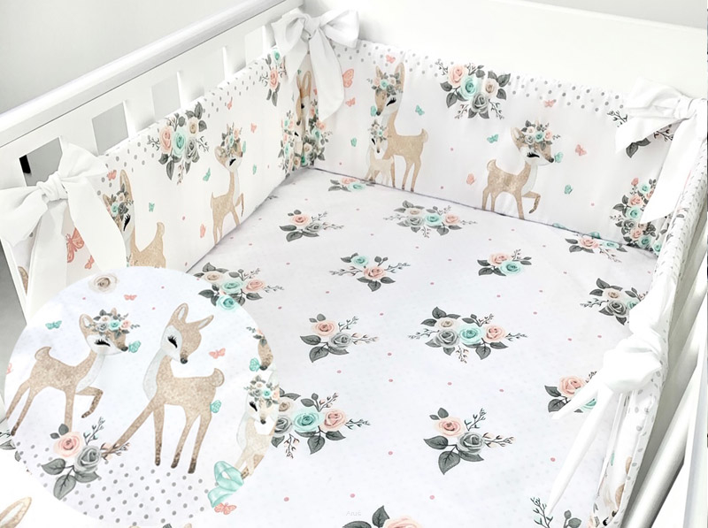 Aparatoare universala pentru patut 180 cm White Deer - 1 | YEO