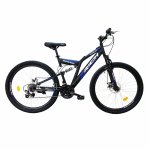 Bicicleta MTB-FS Saiguan Revoshift 27.5 inch RICH R2750D cadru negru cu design albastru