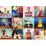 Puzzle 1000 piese Eurographics Funny Bunnies