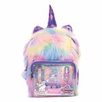 Rucsac Martinelia multicolor din blana artificiala Shimmer Paws Backpack & Beauty